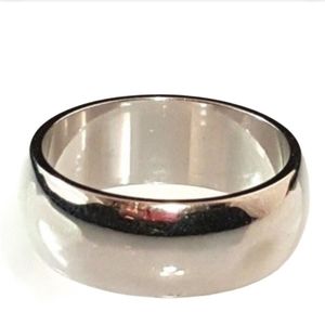 Silver Plated Band Ring  Chunky Sizes 4,5,10,11 Christmas gift